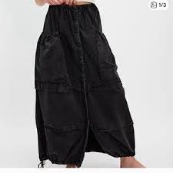 Free People Dresses & Skirts - Free People Eloise Black Maxi Skirt Size S NWT